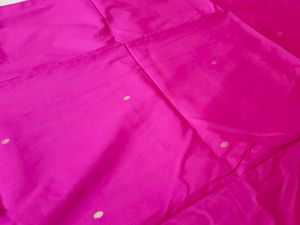Silk Saree - Purple &amp; Gold Stripes