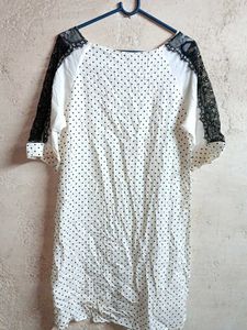 Ladies Trendy Chiffon Top Long Multicolour