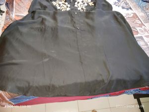 Abaya Black Color With Embroidery Work