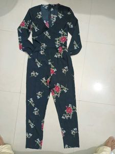 Floral Print Jumpsuit Superb Condition