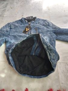 Lagishong Distressed Denim Jacket - 4XL