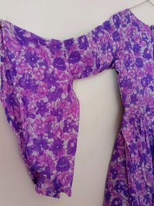 Purple Short Dress