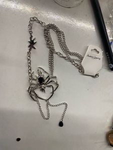 Y2k Spider Detailed Necklace