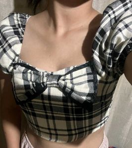 Bow crop top