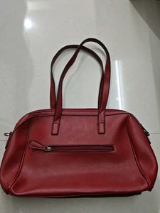 Lavie Red Satchel