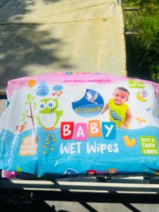 Baby Wet Wipes - 72 Count Set Of 2