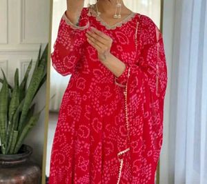 BRAND NEW BANDHANI PRINT KURTA DUPPATTA SET(S)