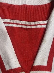 Adorable Red Sailor Dress Woolen