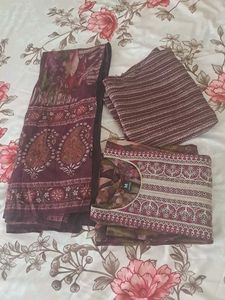 Elegant Kurta Pant Duppata 3 PIECE  Set HEAVY DUPP