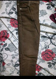 Korean Top With Brown Jeans Combo