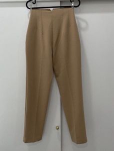 Zara Tan Beige High Waist Trousers