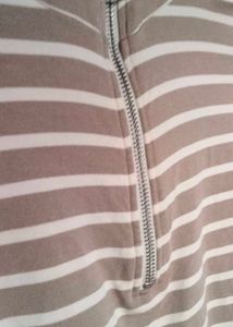 Branded khaki crop top