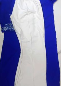 Cut Work Kurti With Plazo For Kids