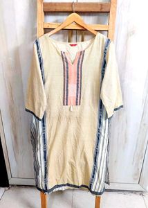 Branded Ethnic Striped Kurta Size-46