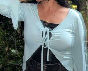 Full Sleeves Flare Top 🩵