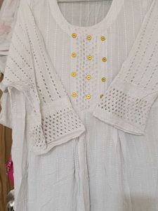 White Kurti