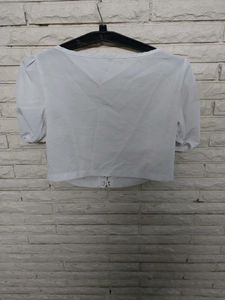 SHEIN white Blouse Top