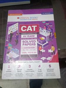 CAT 25 YEAR SOLVED PAPERS
