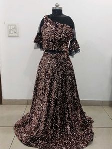 Sequin Lehenga Choli Set