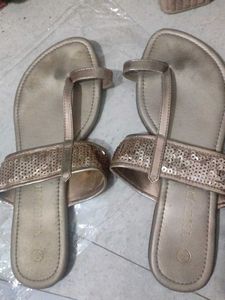 Rose Gold And Maroon Flats