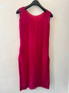Pink Sleeveless Suit
