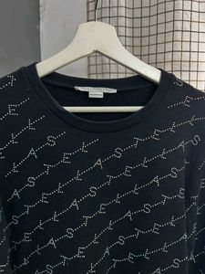 stellamccartney crystals monogram Sweatshirt