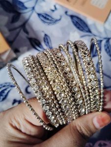 Sparkling Crystal Bangles (Set)