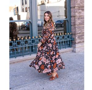 Boho Chic Floral Maxi Dress