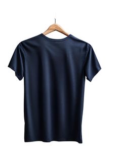 💥New Men&#39;s Premium Solid Cotton Navy Blue T-shirt