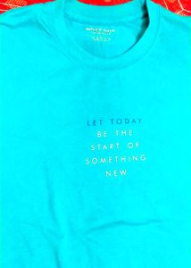 Turquoise Graphic Tee - New Beginnings
