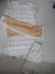 Off Whilte Daily Wear Suit