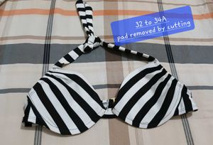 Striped Bikini Top