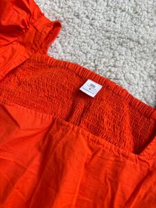 Chic coral Mini Dress
