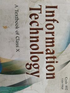 Class 10 Information Technology {IT} Code 402.