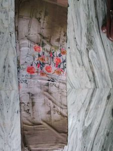 Floral saree along with blouse