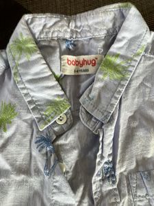 Babyhug Outfit: Shirt &amp; Corduroy Pants