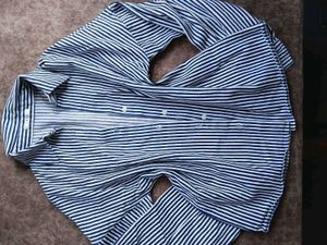 Stripped Blue Shirt💙