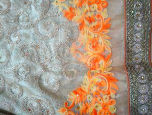 Beautiful Saree With Stitched Blouse