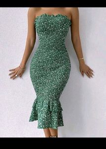 Floral Tube Bodycon Dress