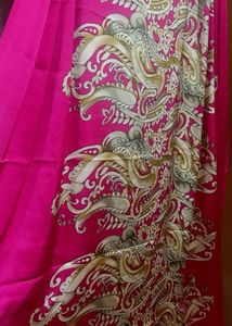 Pink Paisley Print Fabric