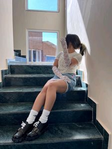 Aesthetic Pinterest Denim Skirt