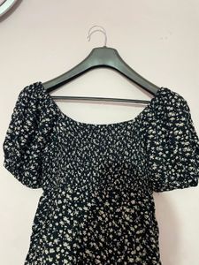 Floral Print Mini Dress