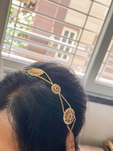 Gold-tone Statement MangTikka