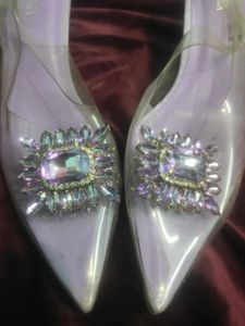 Heels with Gem Detail