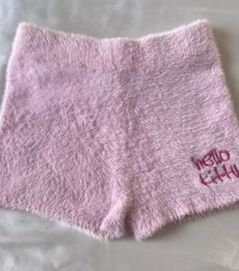 Forever21 Hello Kitty Pink Fur Shorts