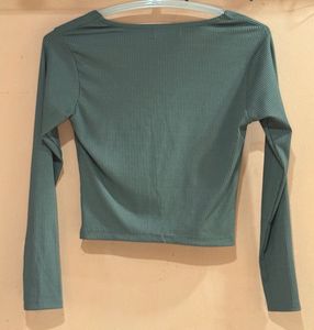 ribbed Long Sleeve Top
