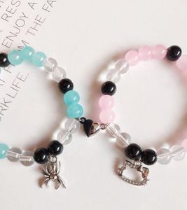 Beaded Charm Bracelets - Set of 2