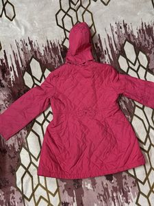 Pink Hooded Jacket