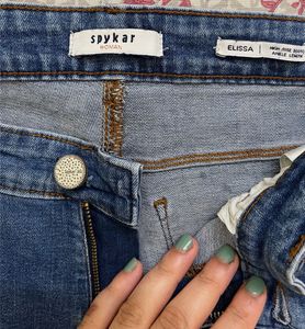 ‘Spykar’Branded Boot Cut Jeans👖