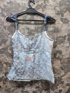Softgirl Girly Style Ethnic Top.